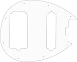 Wd Custom Pickguard For Music Man 5 String Sterling 5-hs Bass #04 White/black.... Fixed Price $35.99.