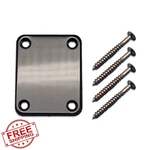 Gonymask 4 Hole Neck Plate Black Nickel For Fender Strat Tele. Fixed Price $27.99.