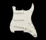 Tone Ninja Pre-wired Loaded Strat Pickguard Sss White. Fixed Price $85.95.