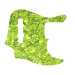 Custom Pickguard For Fender American Elite Jazz Bass 4 Str Lime Pearl. Fixed Price $46.00.
