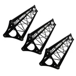 Three Prox T-ls35ct 5ft 57" Triangle Bolted Truss Sections Black W/ Connector.... Fixed Price $272.40.