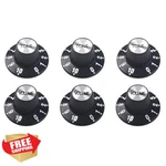 Yootones 6pcs Guitar Witch Hat Knobs Black Sg Les Paul. Fixed Price $27.99.