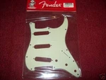 New Genuine Fender 11-hole Strat Pickguard - Mint Green, 099-2144-000. Fixed Price $30.62.