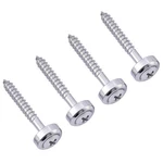 Musiclily 4pcs Chrome Electric Guitar Bass Neck Mounting Ferrule Screw Bushing. Fixed Price $9.84.
