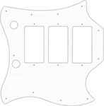 Wd Custom Pickguard For Gibson "captain" Kirk Douglas Signature Roots Sg #04 .... Fixed Price $16.99.