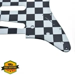 Dopro 11 Hole St Strat Sss Pick Guard Black White Grid. Fixed Price $27.99.