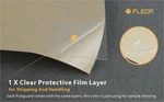 Fleor Clear Self-adhesive Acoustic Guitar Pickguard Blank Sheet 200x175x0.65mm. Fixed Price $5.99.