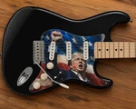 Trump Never Surrender Patriotic Pickguard Fender Strat Modern 11 Hole Sss. Fixed Price $29.99.